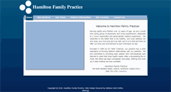 Desktop Screenshot of hamiltonfamilypractice.com