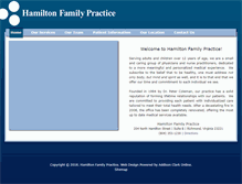 Tablet Screenshot of hamiltonfamilypractice.com